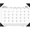 House Of Doo House of Doo HOD124 22 x 17 in. Recycled One-Color Refillable Monthly Desk Pad Calendar; 12 Month 124-02
